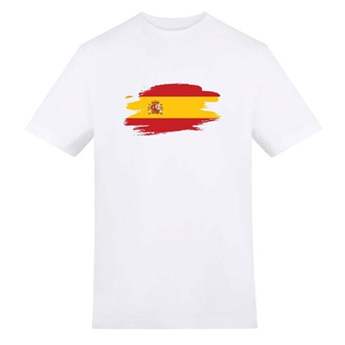 AWD - Mens World Cup Spain Whte t-shirt