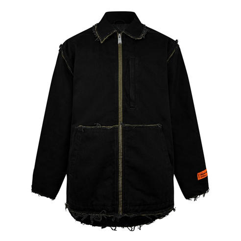 HERON PRESTON - Men's Rebuilt Denim Long Sleeve Field Jacket