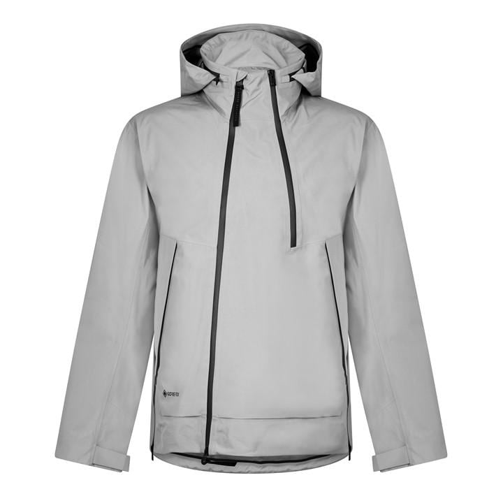 Norse Projects Gore-tex 3l Stand Collar Jacket In Grey