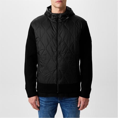 Boss - Men's Kaflero Wool Hooded Long Sleeve Quilted Jacket