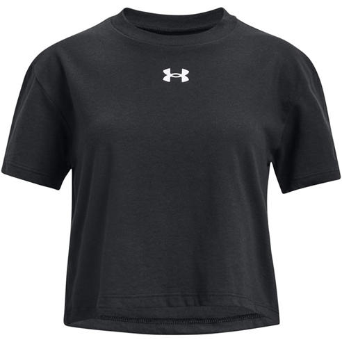 Under Armour - Kids' Cropped Short-Sleeve Performance Gym Top