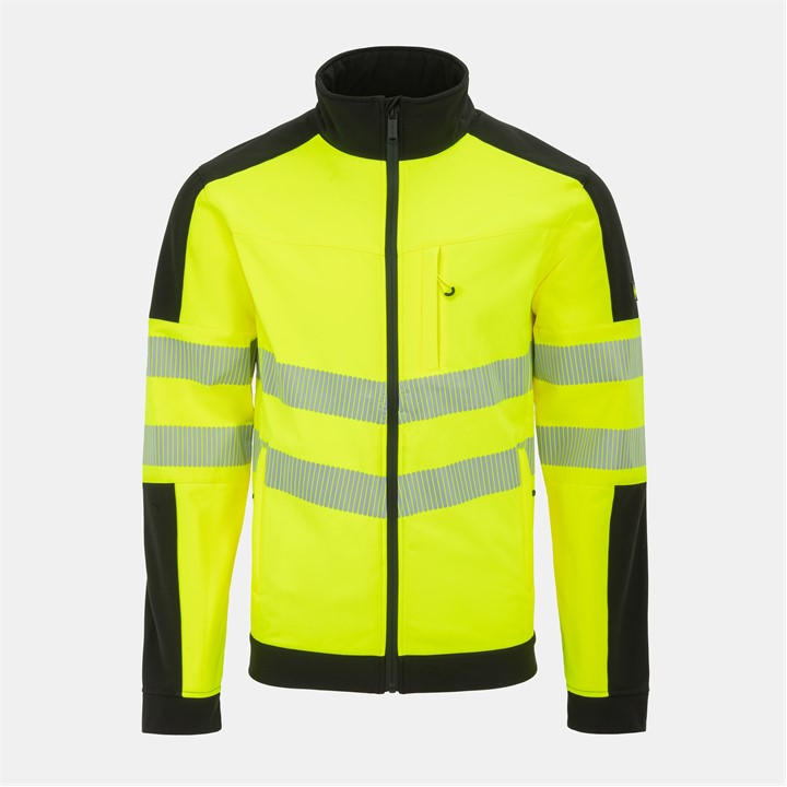 Dunlop Men's Multi Hi Vis Softshell Jacket 2XL