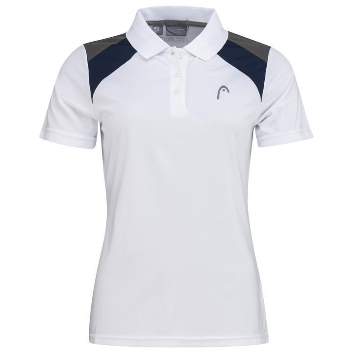 Head Club Tech Polo Shirt Womens In White