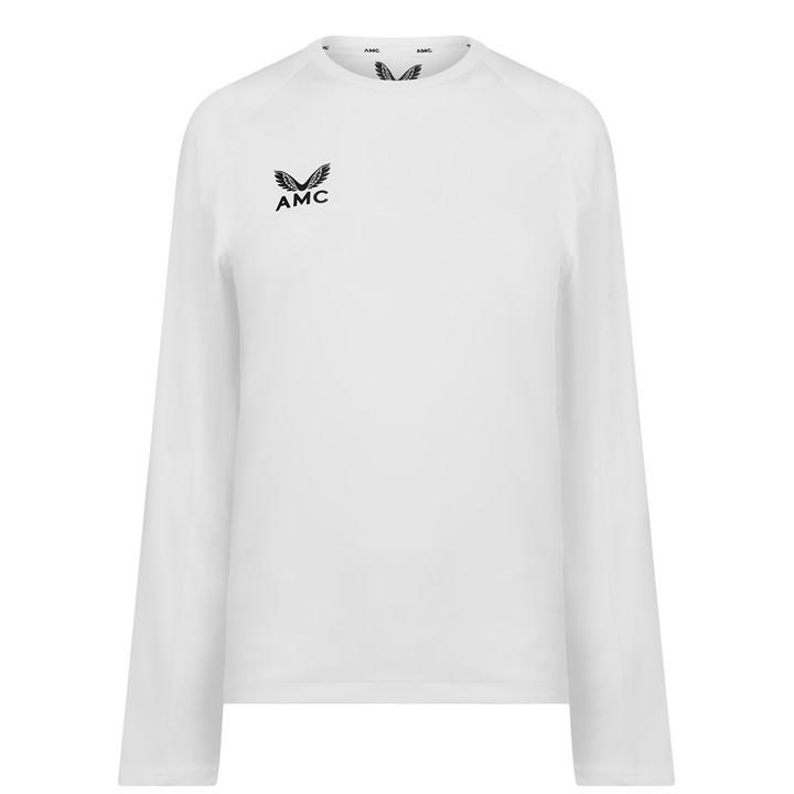 Castore Amc Ls Performance T-shirt Women In White