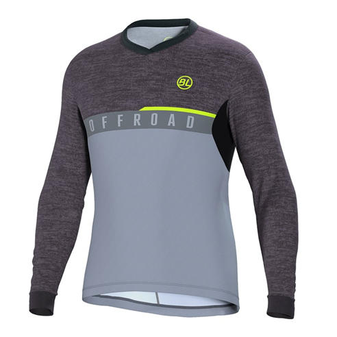 Bicycle Line - Mens AGORDO Loose Fit Long Sleeve Cycling Jersey
