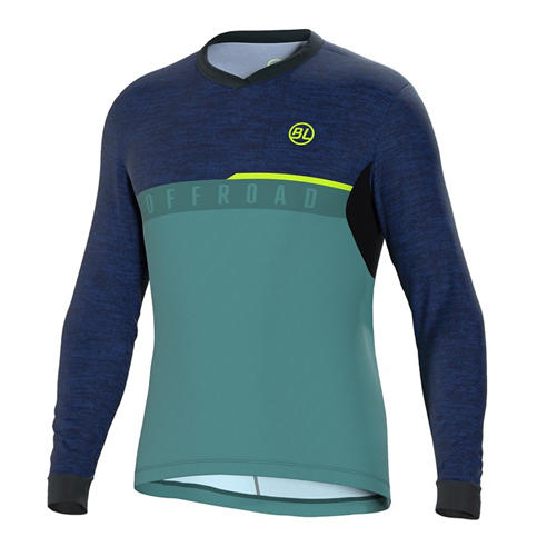 Bicycle Line - Mens AGORDO Loose Fit Long Sleeve Cycling Jersey