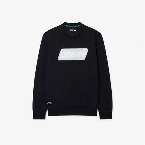 Lacoste - Men's Back Print Long-Sleeve Crew-Neck T-Shirt
