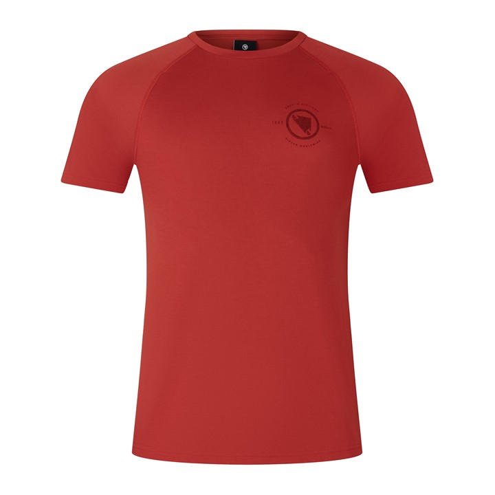 Endura Men's Red Loop Ss Tech Large