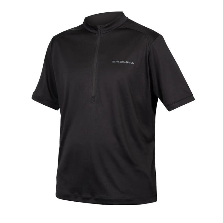 Endura Men's Black Hummvee Short Sleeve Jersey Large