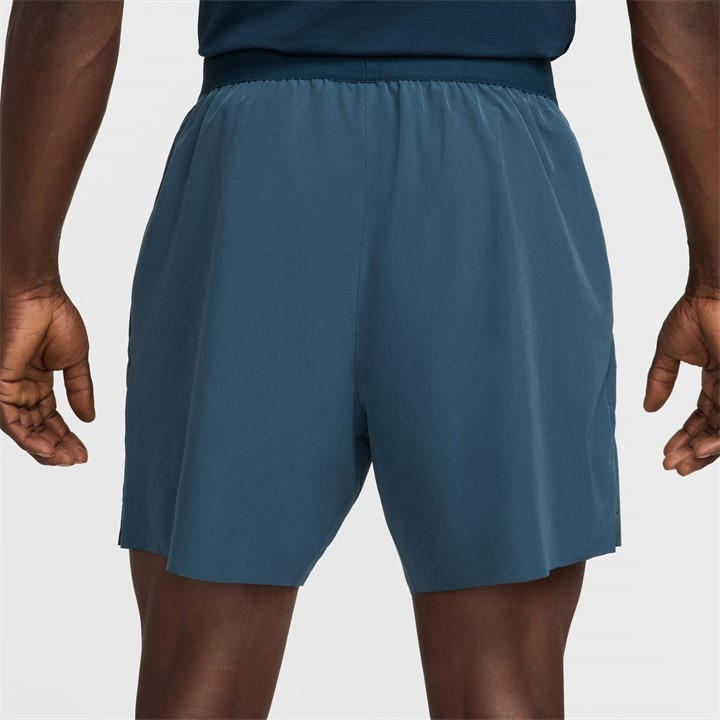 Arm Navy/White - Nike - Advantage 6-Inch Shorts Mens