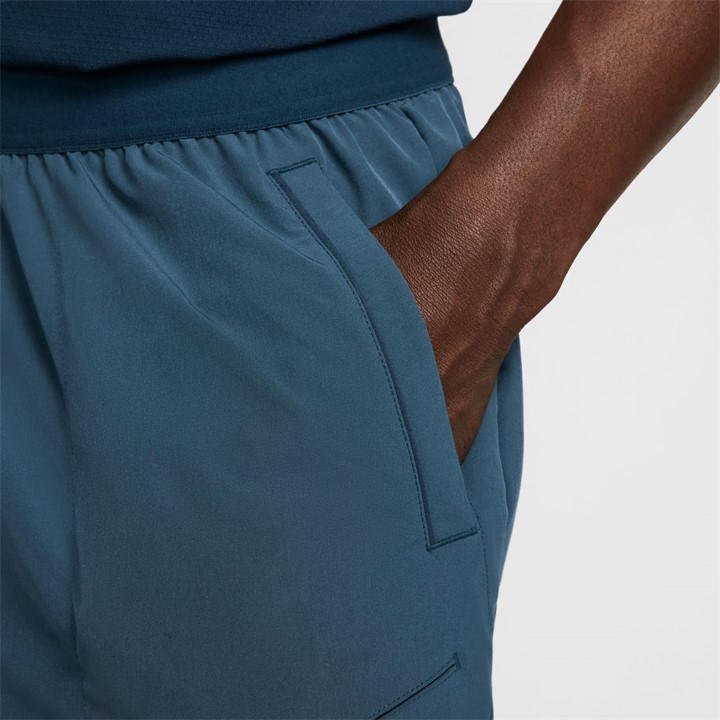 Arm Navy/White - Nike - Advantage 6-Inch Shorts Mens