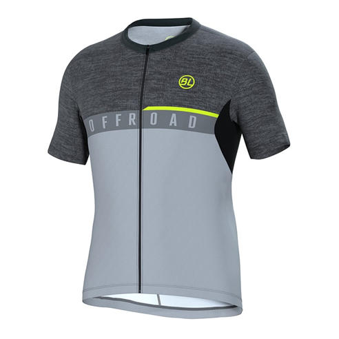 Bicycle Line - Men's AGORDO Full-Length Zip Loose Fit Short Sleeve Cycling Jersey