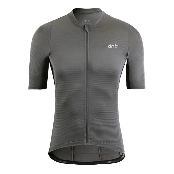 Dhb Men's Grey Aeron Short Sleeve Jersey 3.0 Medium