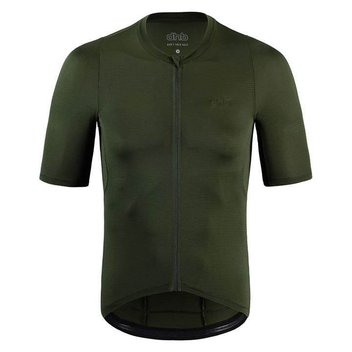 Dhb Men's Green Aeron Short Sleeve Jersey 3.0 Medium