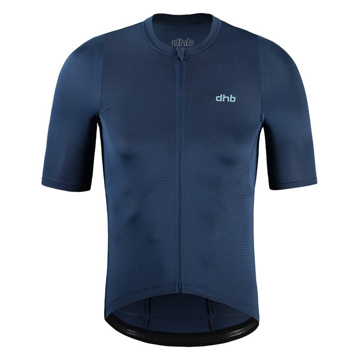 Dhb Men's Blue Aeron Short Sleeve Jersey 3.0 Small