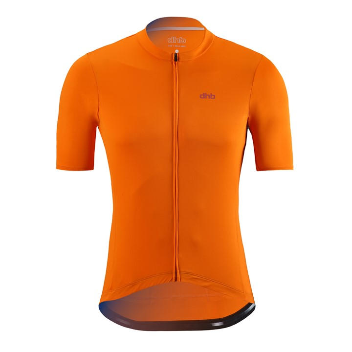 Dhb Men's Orange Blok Classic Short Sleeve Jersey Large