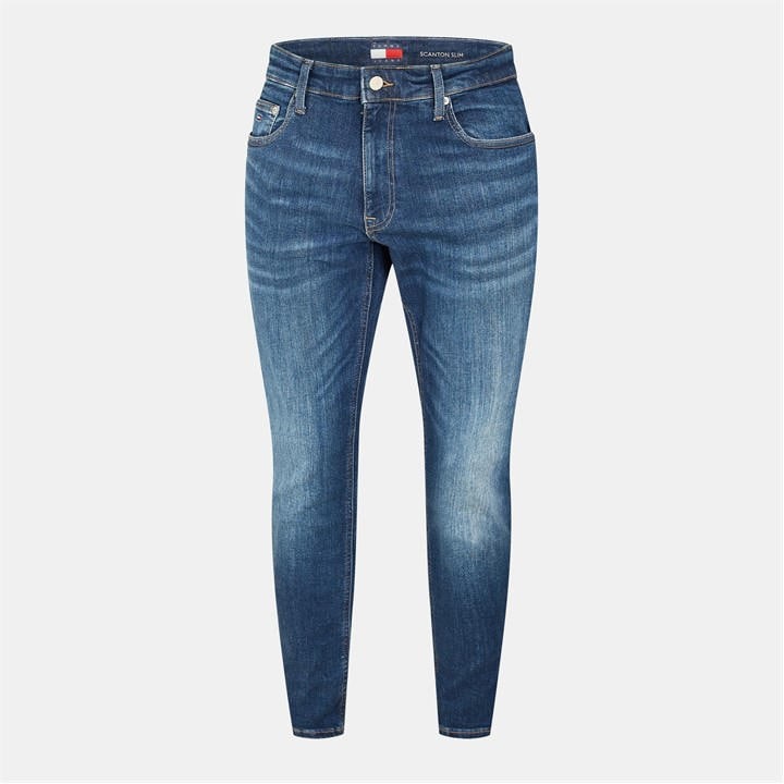 Tommy Jeans Men's Blue Scanton Slim Fit Jeans Large