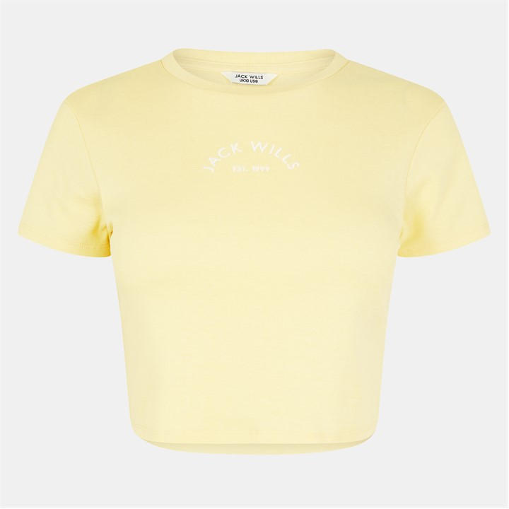 JACK WILLS CROPPED BABY TEE LADIE