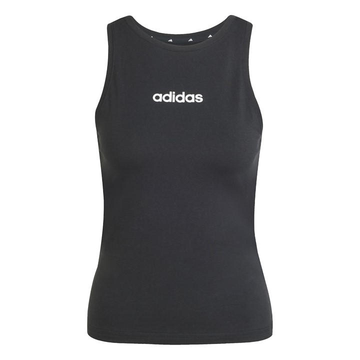 ADIDAS ORIGINALS ESSENTIALS LINEAR SLIM COTTON TANK TOP WOMEN