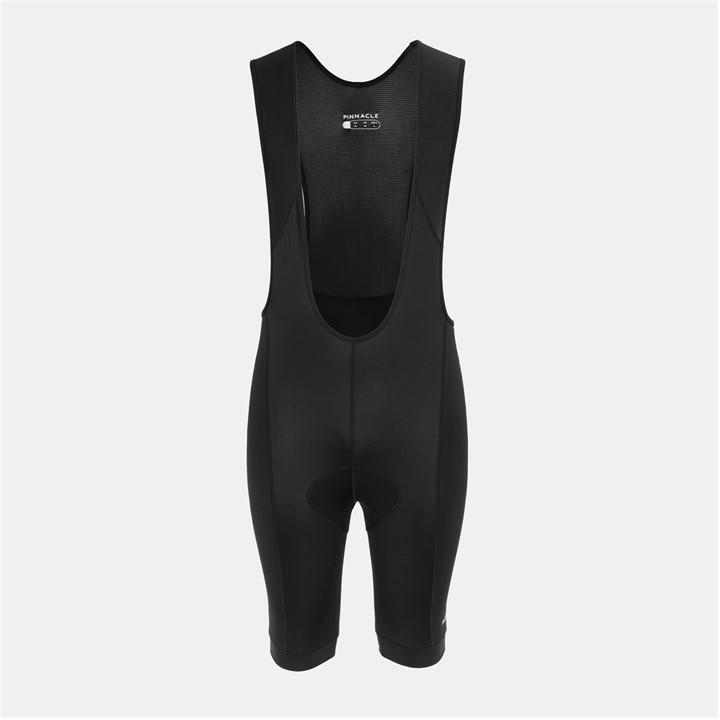 Pinnacle Men's Black Bib Cycling Shorts Medium