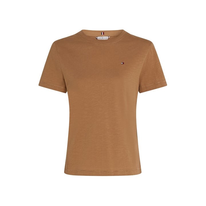 TOMMY HILFIGER SLIM SLUB C-NK SS