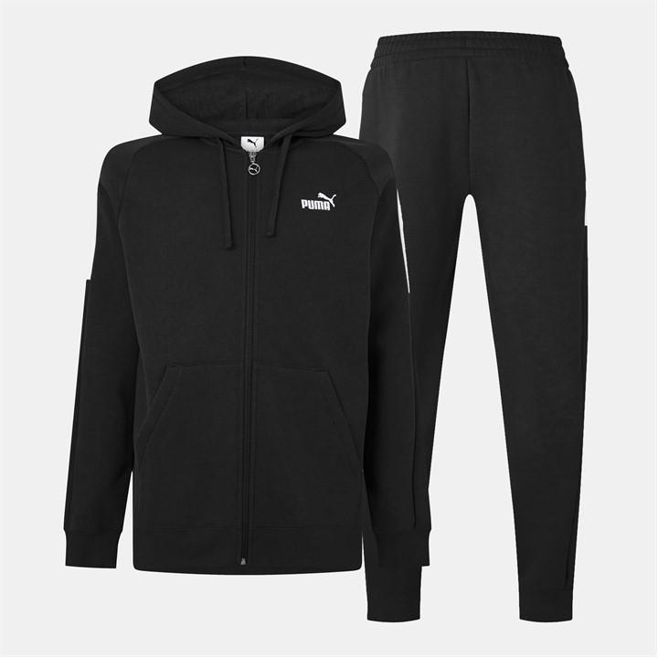 Puma Men's Black Fleece Tracksuit 2XL