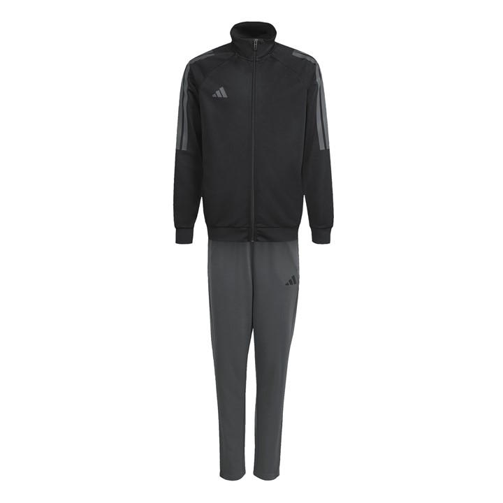 Adidas Boys Black Essentials Sereno Tracksuit Junior Size 13