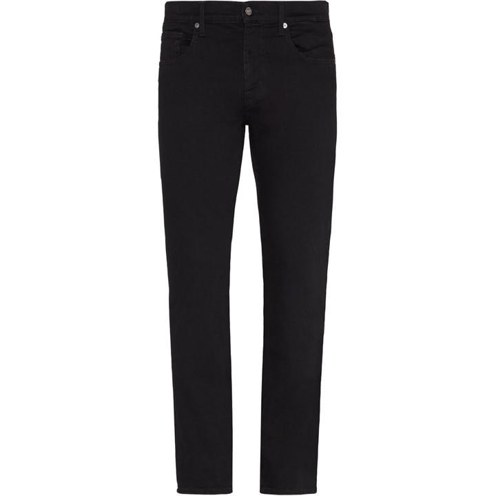7 For All Mankind Men's Black Slimmy Jeans Size 32 R