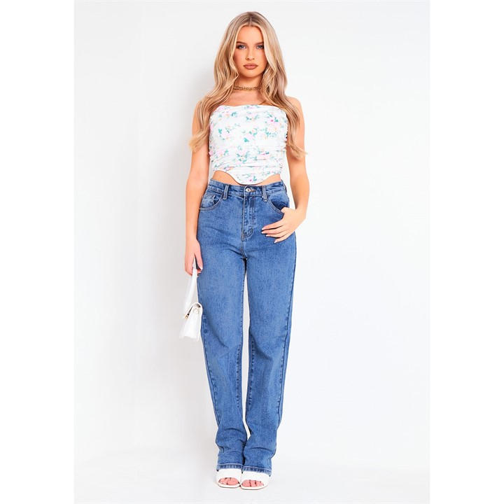 MISSY EMPIRE WASH STRAIGHT LEG JEAN