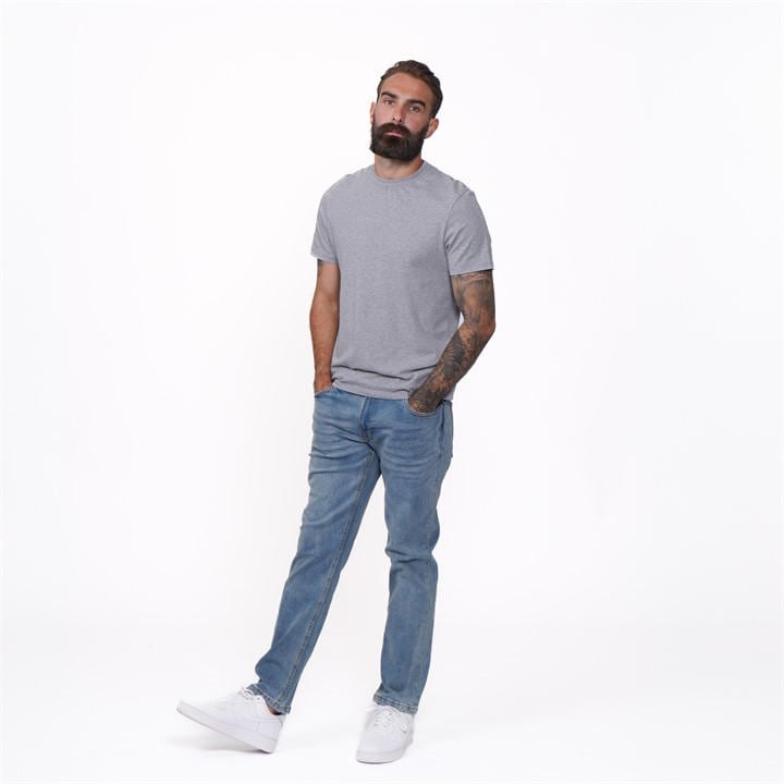 Firetrap Men's Blue Rom Straight Leg Jeans Large