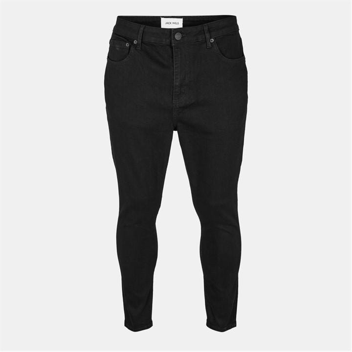 Jack Wills Men's Black Skinny Jeans Size 34 R