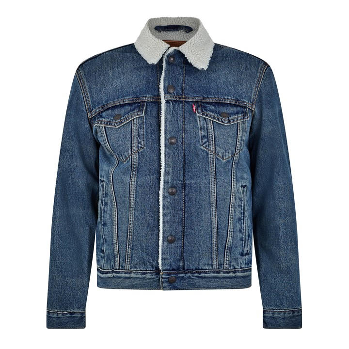 Levis Men's Blue Type 3 Sherpa Jacket 2XL