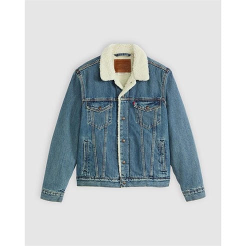 Levis - Men's Type 3 Sherpa Cotton Mix Long Sleeve Denim Jacket