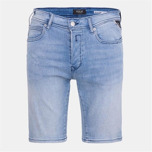 Replay - Men's Stretch Denim Mid-Rise Shorts