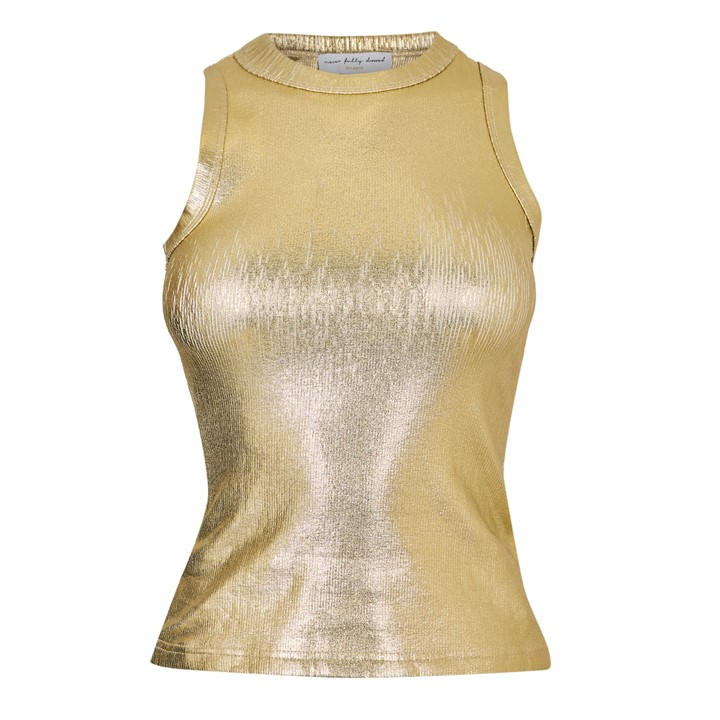 Silver - Never Fully Dressed - Ribbed Tank Top