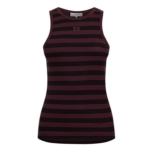 GANNI - Women's Cotton Racerback Vest