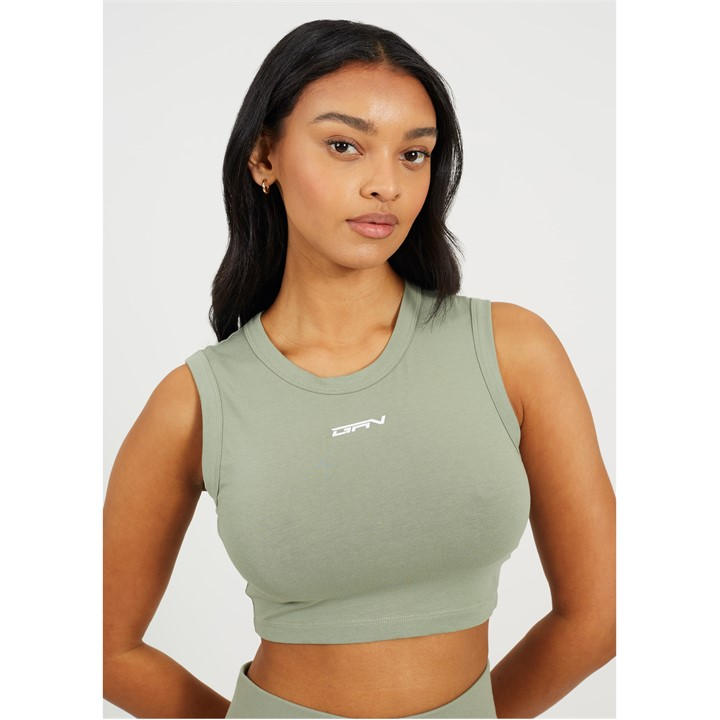 GOOD FOR NOTHING CROP TOP SAGE