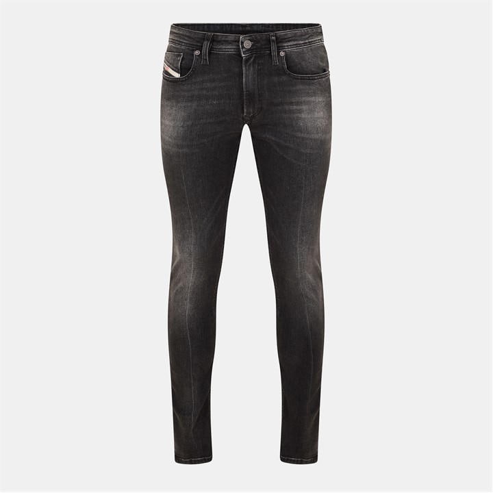Diesel Men's Black Sleenker Skinny Jeans Size 29 R