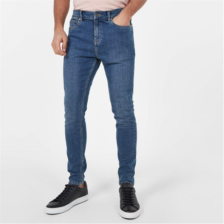 Firetrap Men's Blue Super Skinny Jeans Size 32 R