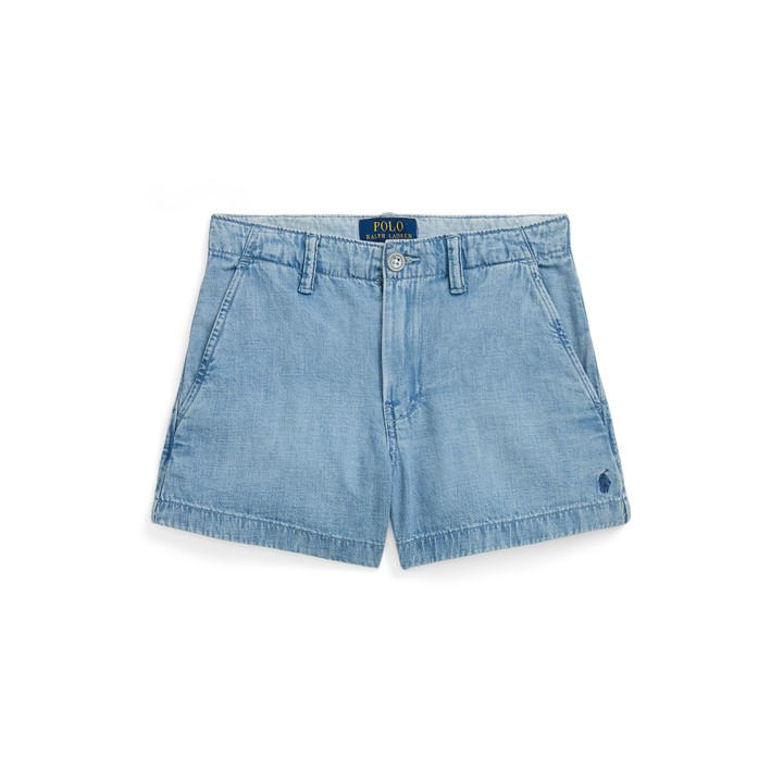 Polo Ralph Lauren Girls Blue Denim Shorts Juniors Size 9