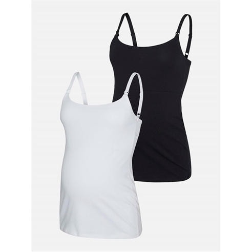 Mamalicious - Maternity 2-Pack Strap Nursing Vests