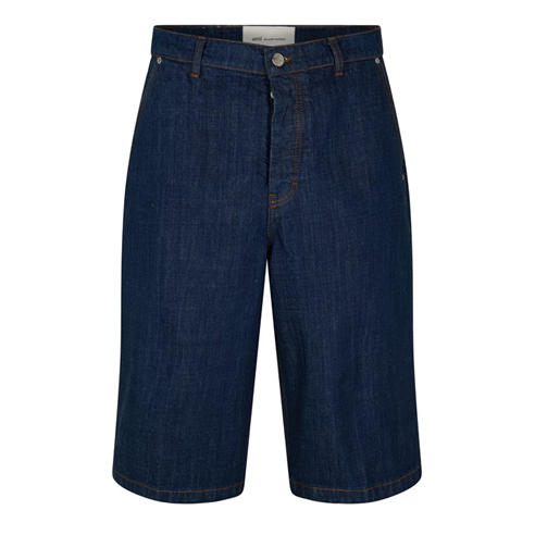 AMI PARIS - Men's Loose Denim Shorts