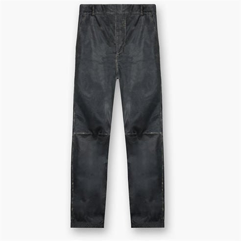 REPRESENT - Men's Distressed Leather Trousers