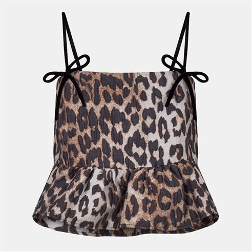 GANNI - Women's Jacquard Woven Cami Vest