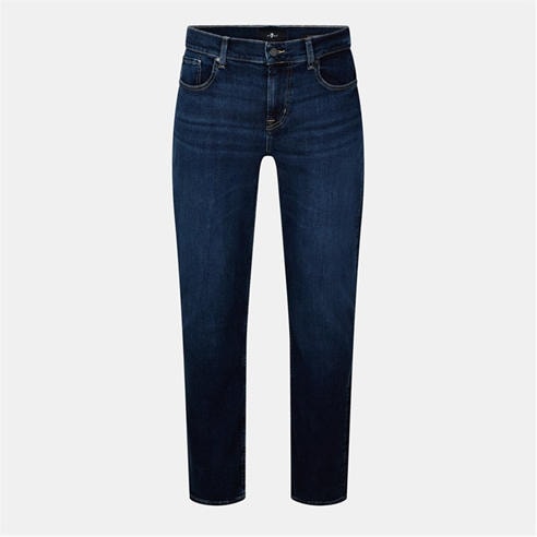 7 For All Mankind - Men's Denim Mid Rise Straight Leg Jeans