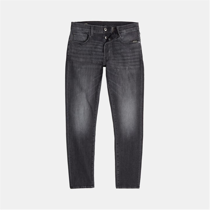 G Star Men's Black Gstar 3301 Taper Jeans Size 36 R