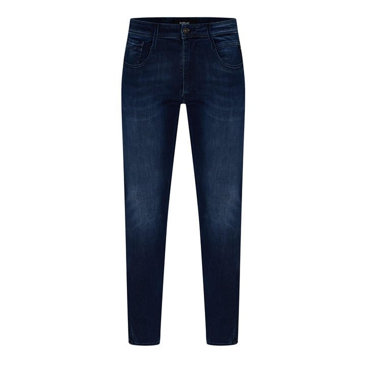 Replay Men's Blue Powerstretch Anbass Slim Fit Jean Size 36 R