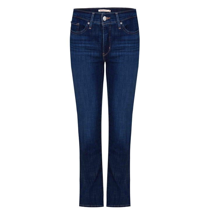 Levis Women's Blue 314 Shaping Straight Jeans