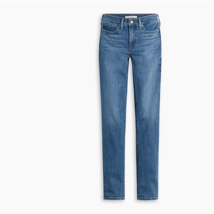 Levis Women's Blue 314 Shaping Straight Jeans