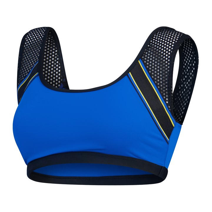 Speedo Crop Mesh Top Ld99 In Blue